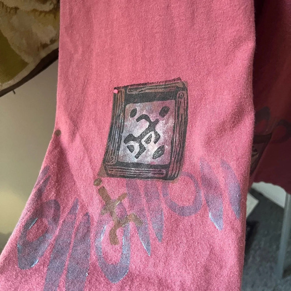 Vintage Bluefish Red Button Up Vest Tunic Dress, one size - Picture 3 of 5